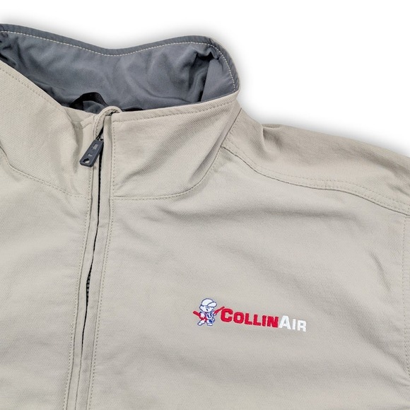 Carhartt Super Dux Soft Shell Jacket Mens XL Beige Rain Defender Workwear Logos - Picture 6 of 9